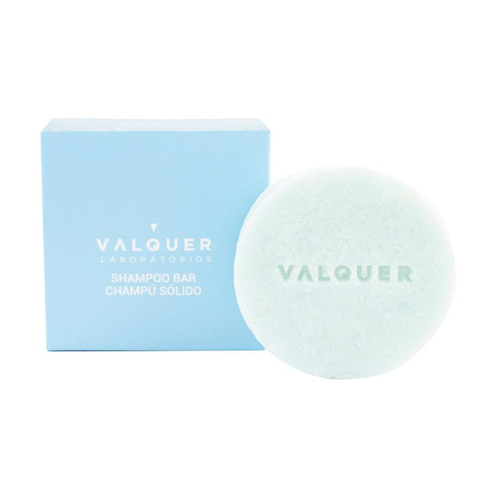 Твердий шампунь Valquer Shampoo Bar для нормального волосся, на основі виноградних кісточок та алое вєра, 50 г